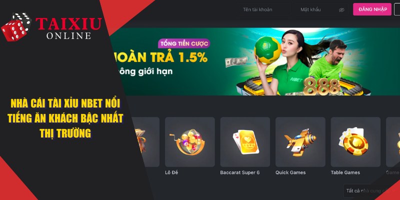 NBET - Nhà Cái Tài Xỉu Online Nổi Tiếng Bậc Nhất Thị Trường