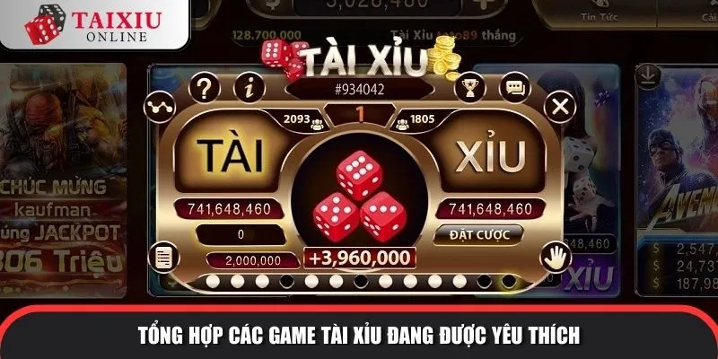 Tài xỉu online trong game bài